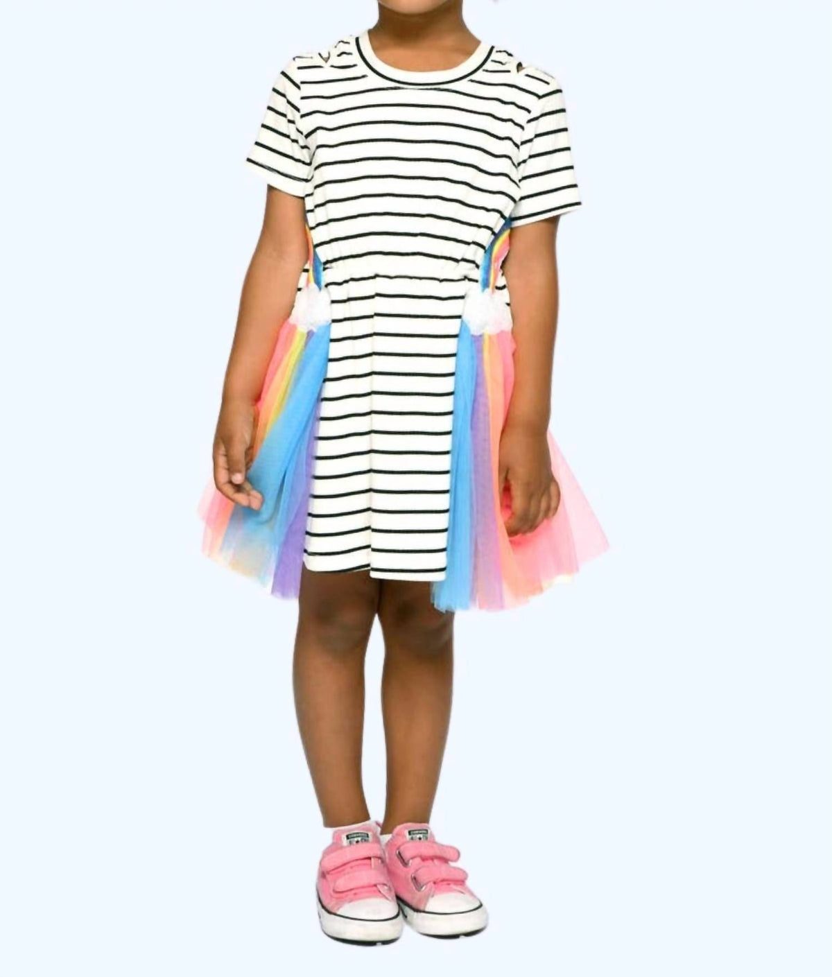 Baby Sara - Kid's Rainbow Cloud Mesh Dress