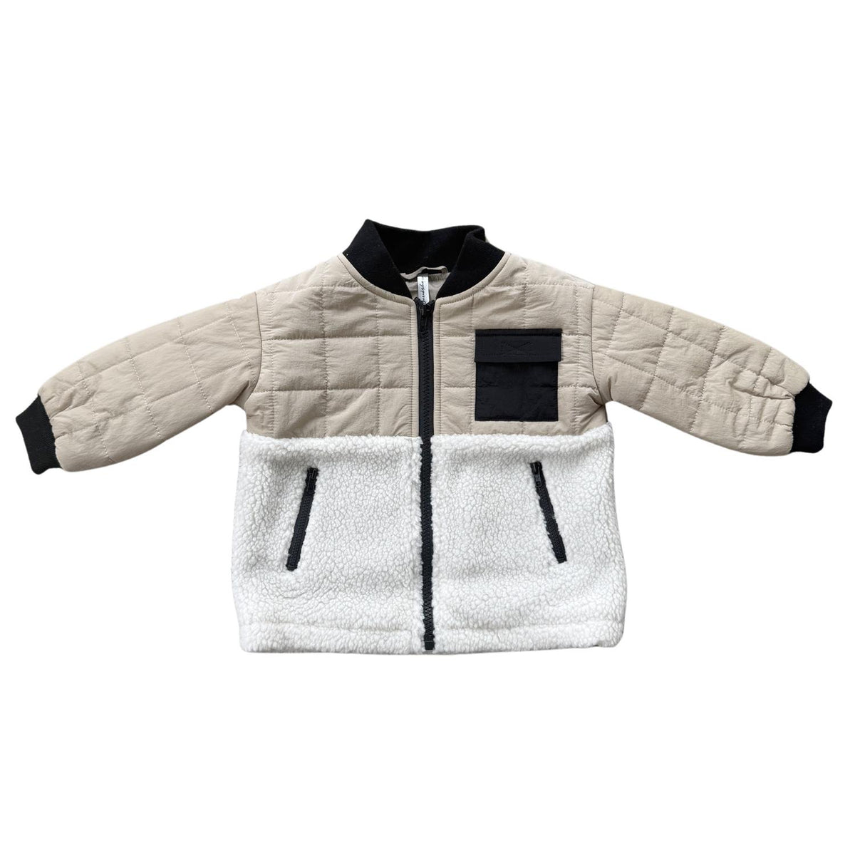 Babysprouts - Kids Quilted Sherpa Jacket