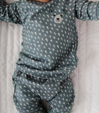 Babysprouts - Winter Jade Geo Bear Sweatshirt