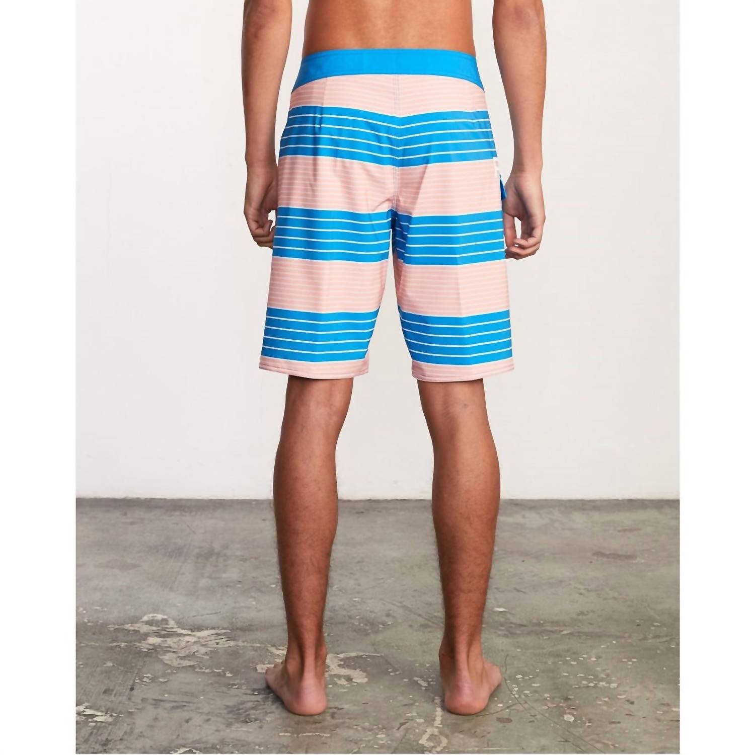Rvca - Uncivil Stripe Trunk Shorts