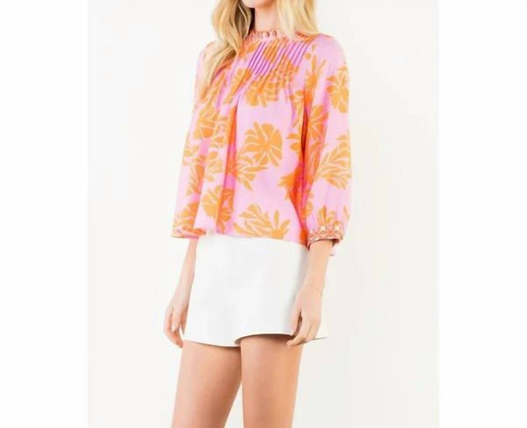 Thml - Long Sleeve Floral Top