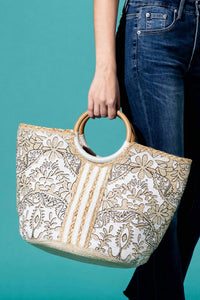 Urbanista - Women's Woven Jute Tote Bag