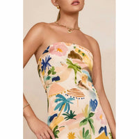 Dress Forum - Isla Bonita Strapless Back Detail Mini Dress