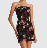 Alice + Olivia - Kelly Square Bust Mini Dress