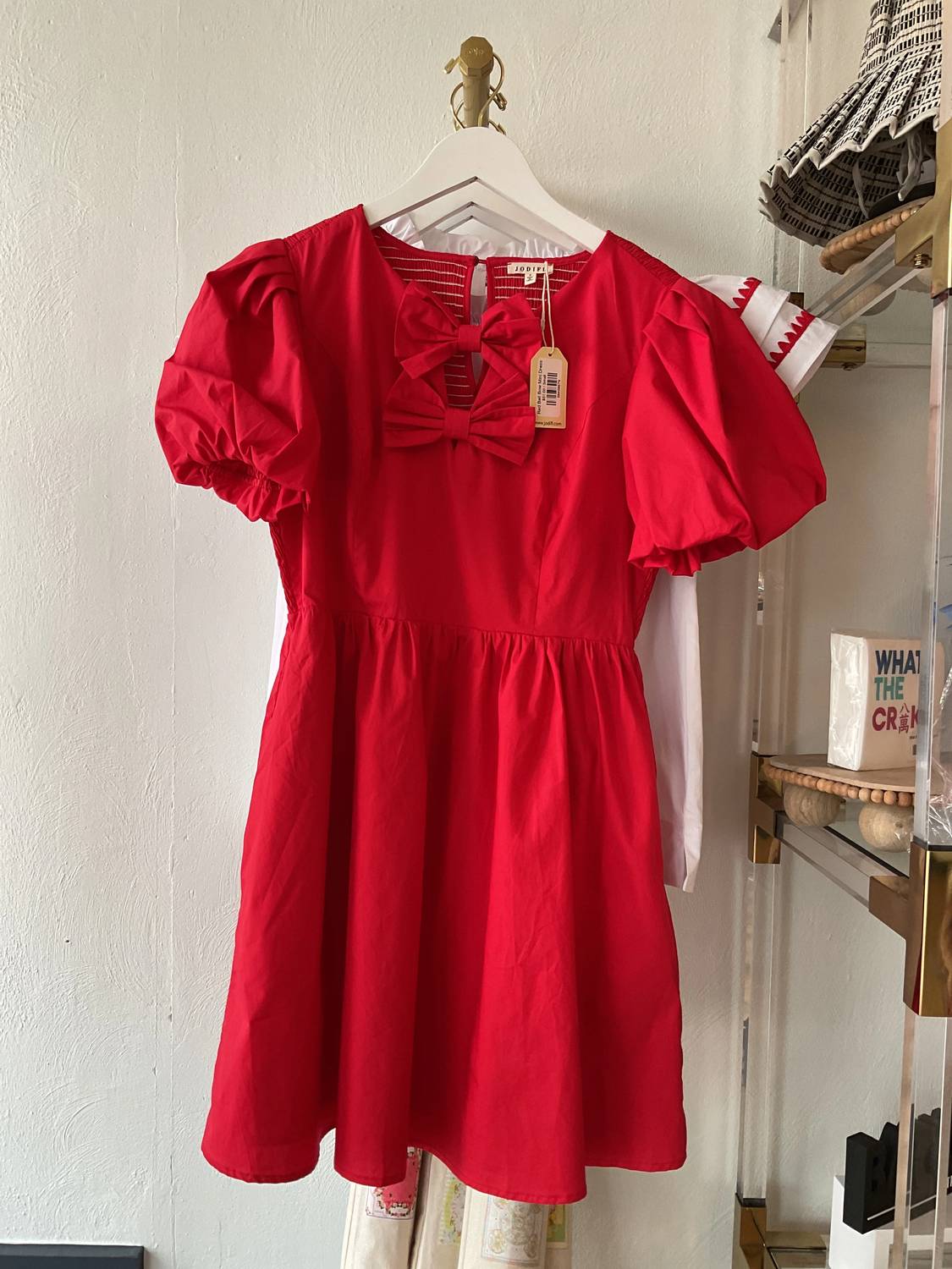 Jodifl - Women's Bell Bow Mini Dress