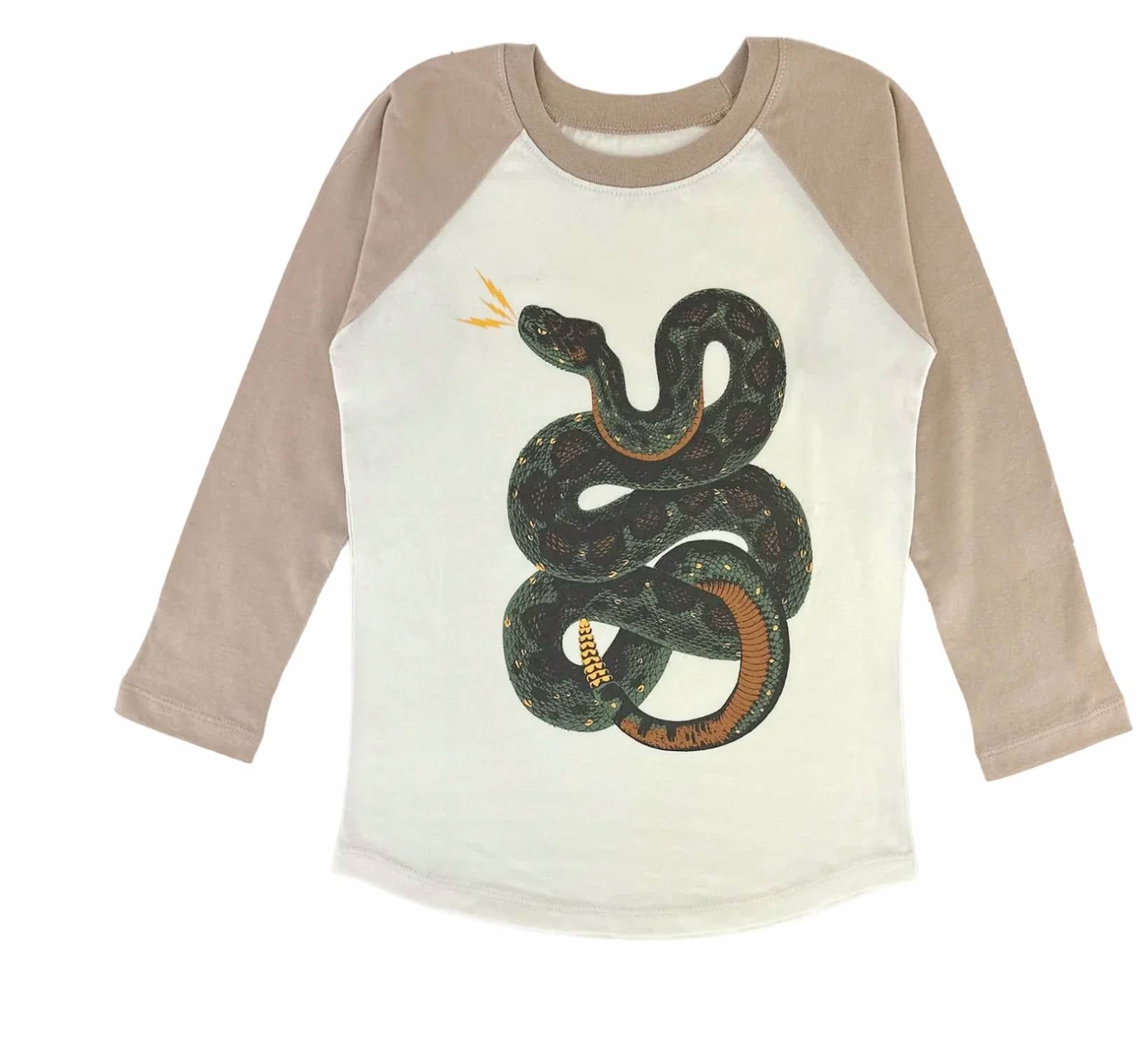 Tiny Whales - Kids' Long Sleeve Raglan Top