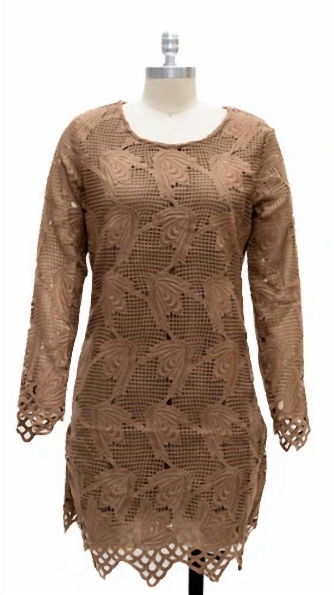 Michael K - Women's Glam Lace Mini Dress