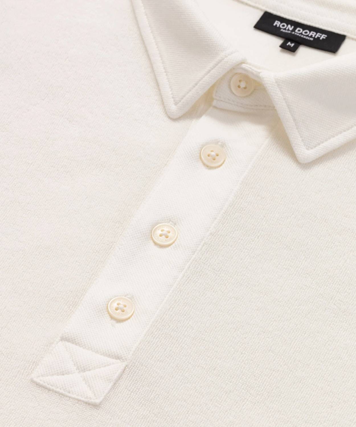 Ron Dorff - Cotton Terry Polo With Piqué Collar