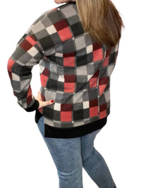 Honeyme - Plaid Sweater