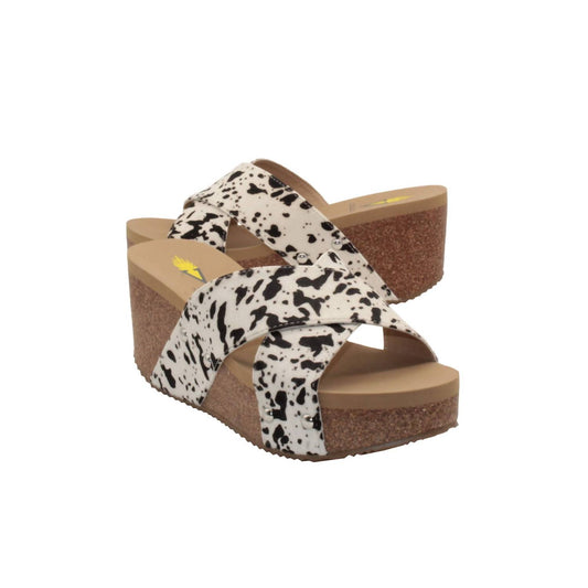 Volatile - Women's Riverside Cowhide Wedge Sandal