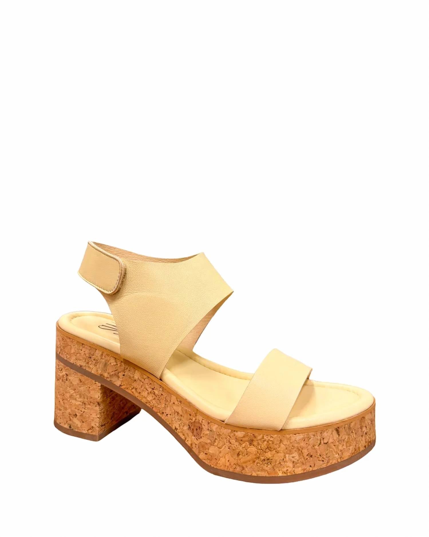 Softwaves - Women's Ivette Leather Platform Sandals