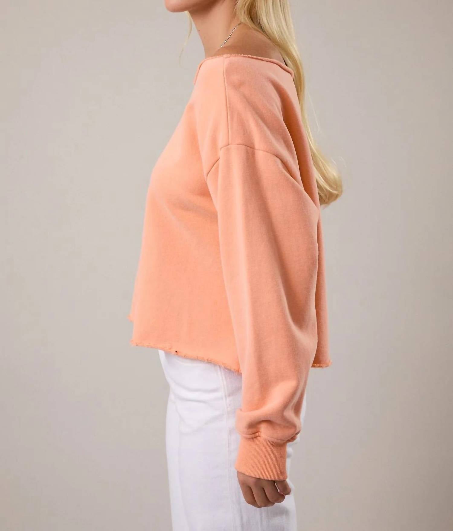 Le Lis - Kennedy Off The Shoulder Sweatshirt