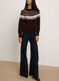 Veronica Beard - Anne Fairisle Pullover Sweater