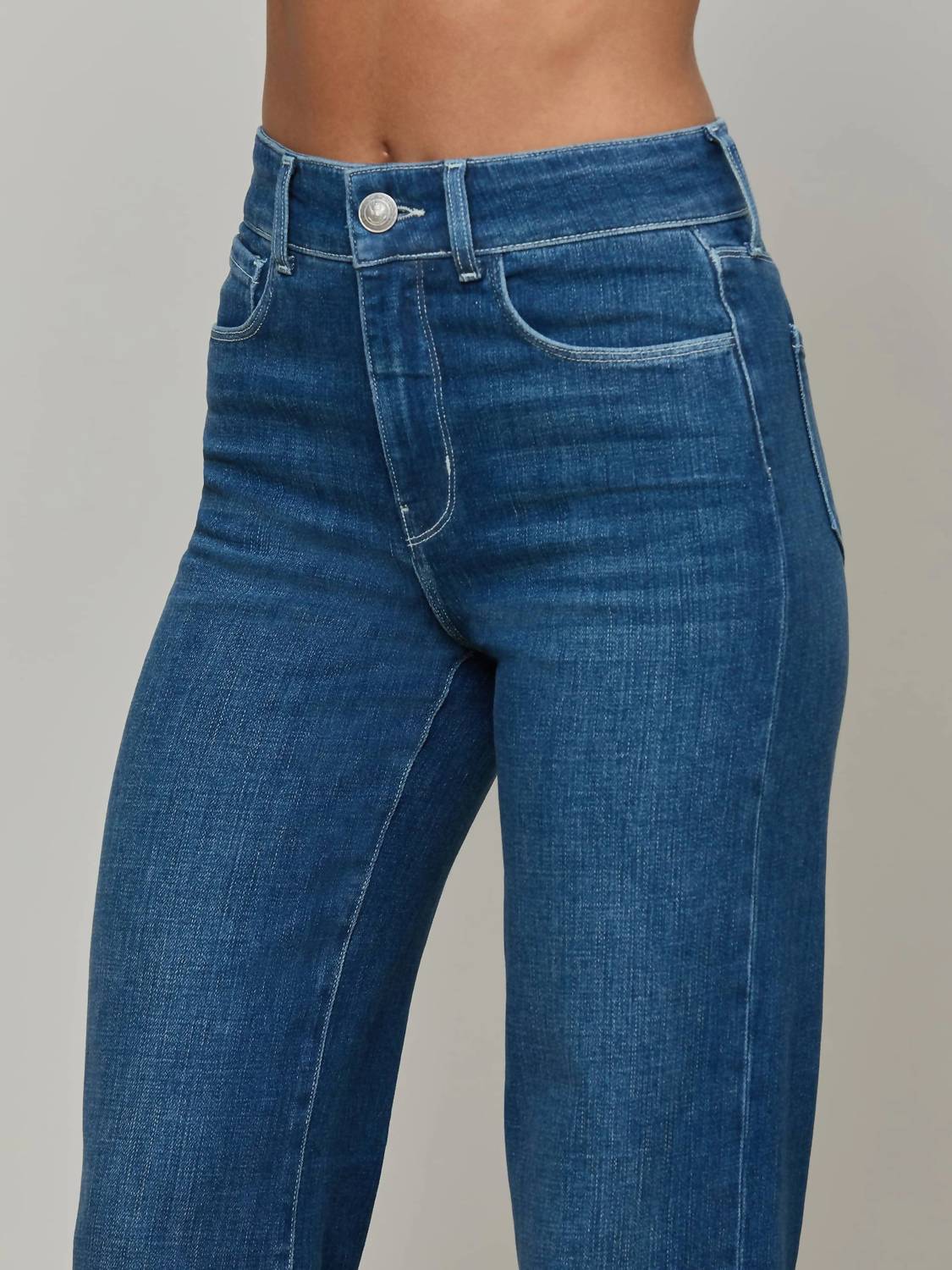 L'Agence - Women's Gage Gwenna Ultra High Rise Wide Leg Flare Jean
