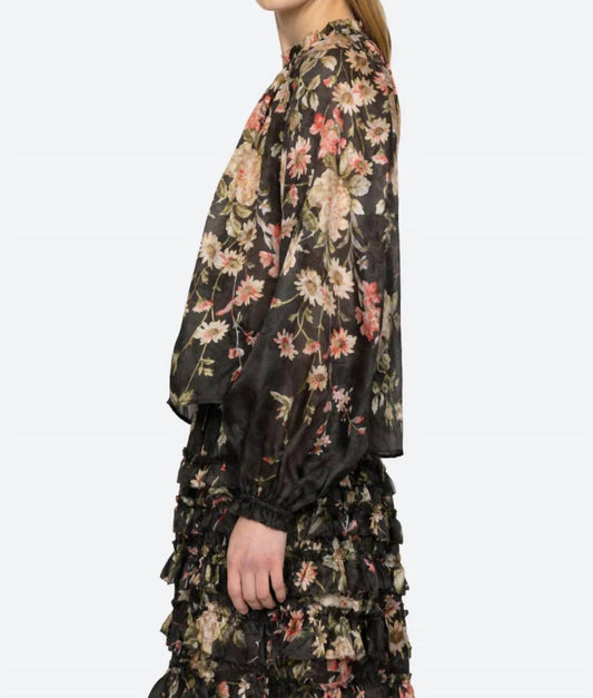 Sea - Jolie Floreal Long Sleeve Top