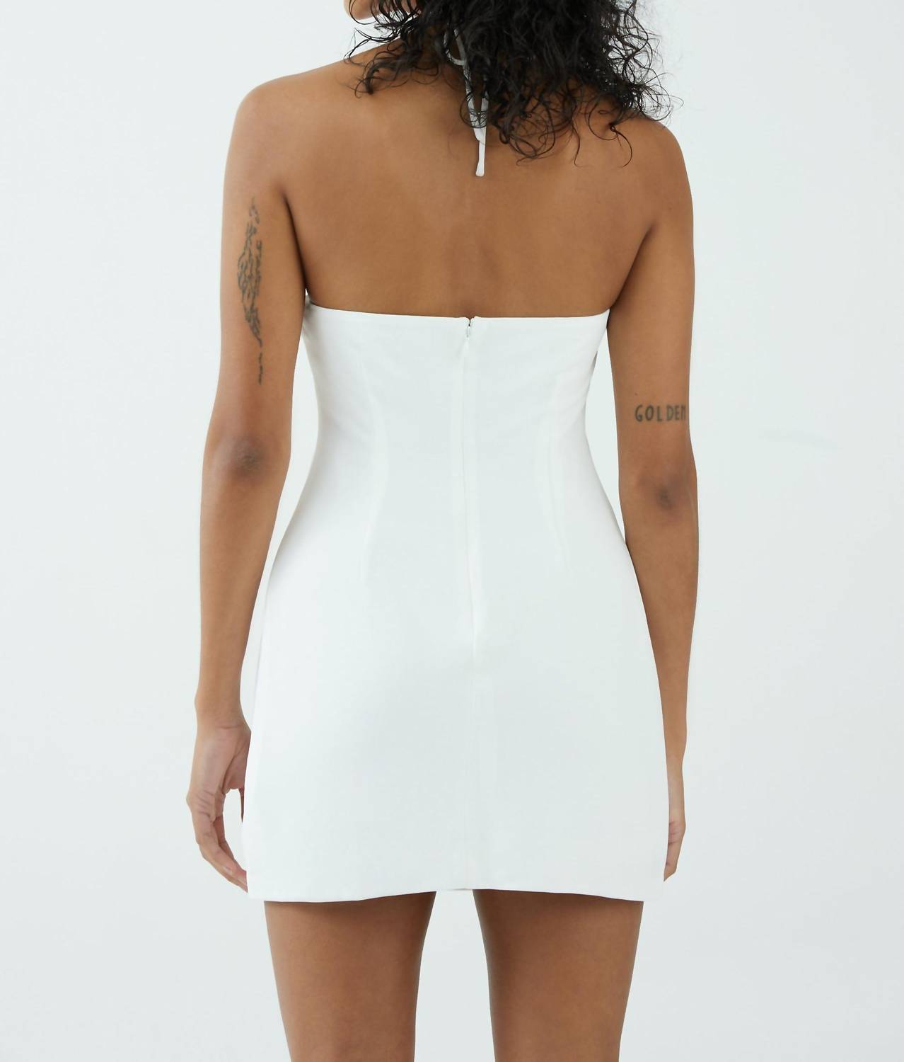 Mode Halter Mini Dress