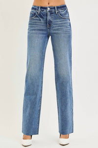 Risen - 4-way Stretch Tummy Control Straight Leg Jeans