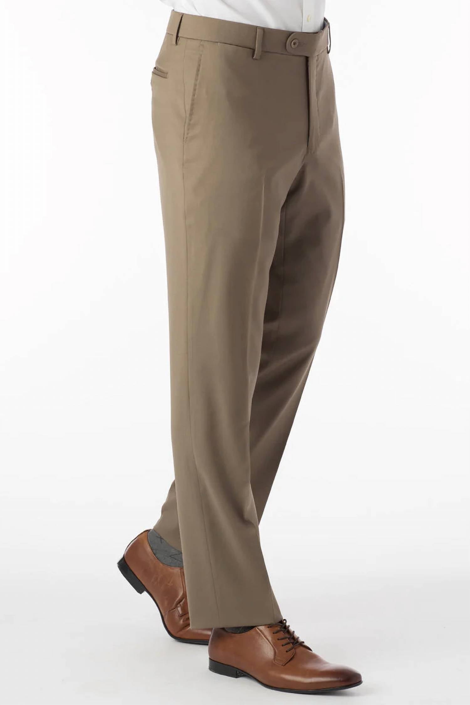 Ballin - Super 130s Loro Piana Wool Gabardine Flat Front Trouser - Park Traditional Fit
