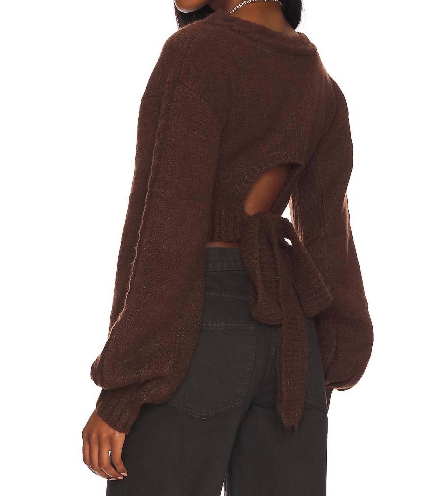 For Love & Lemons - Amelia Crop Sweater