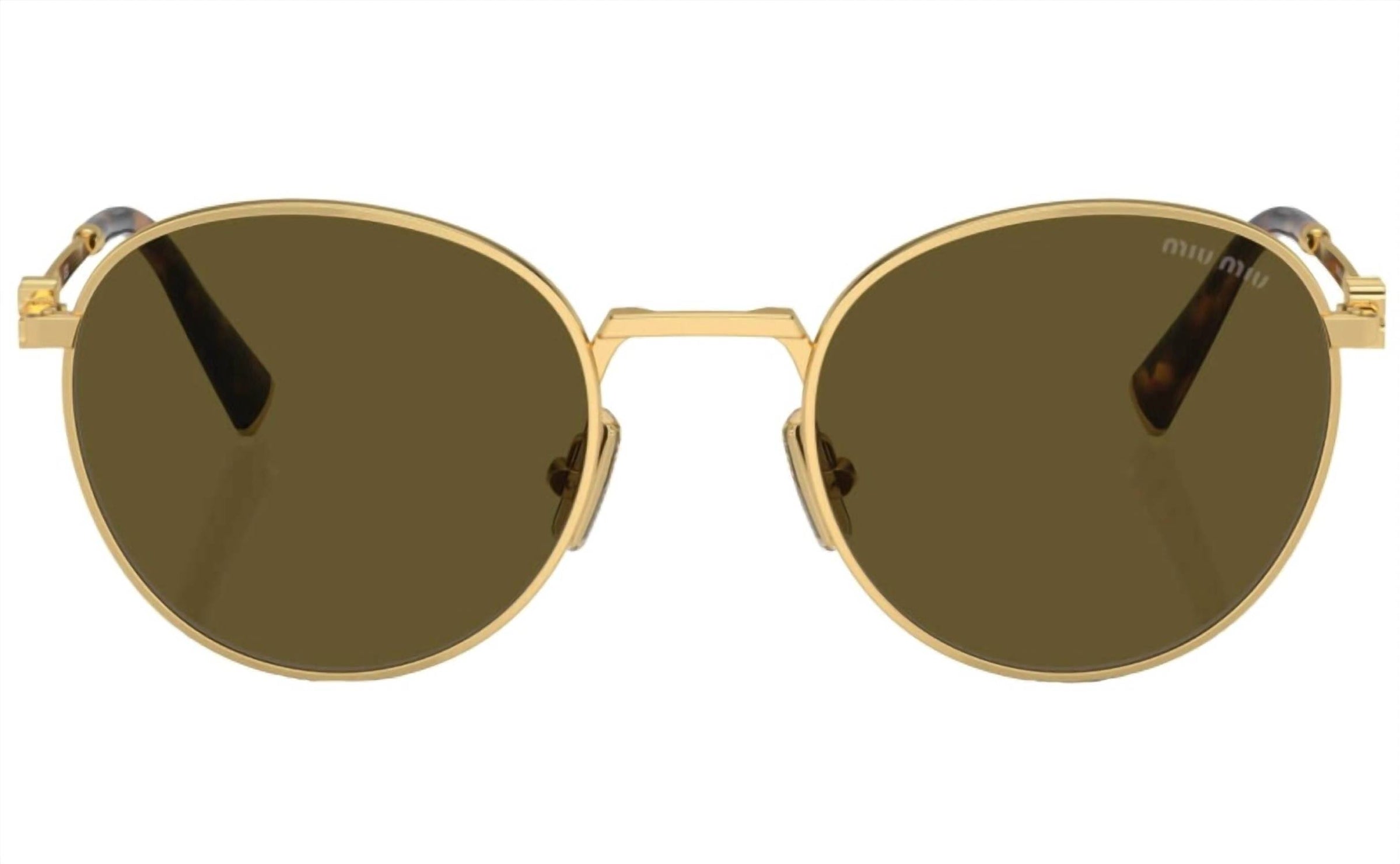 Miu Miu - Women's 0mu 55zs Round Sunglasses