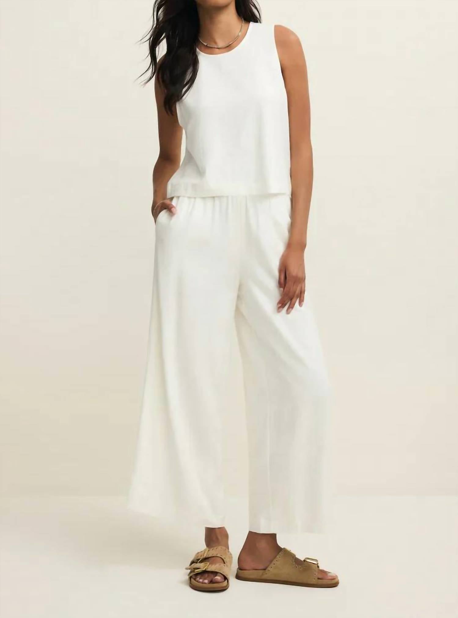 Z Supply - Sloane Linen Cropped Tank