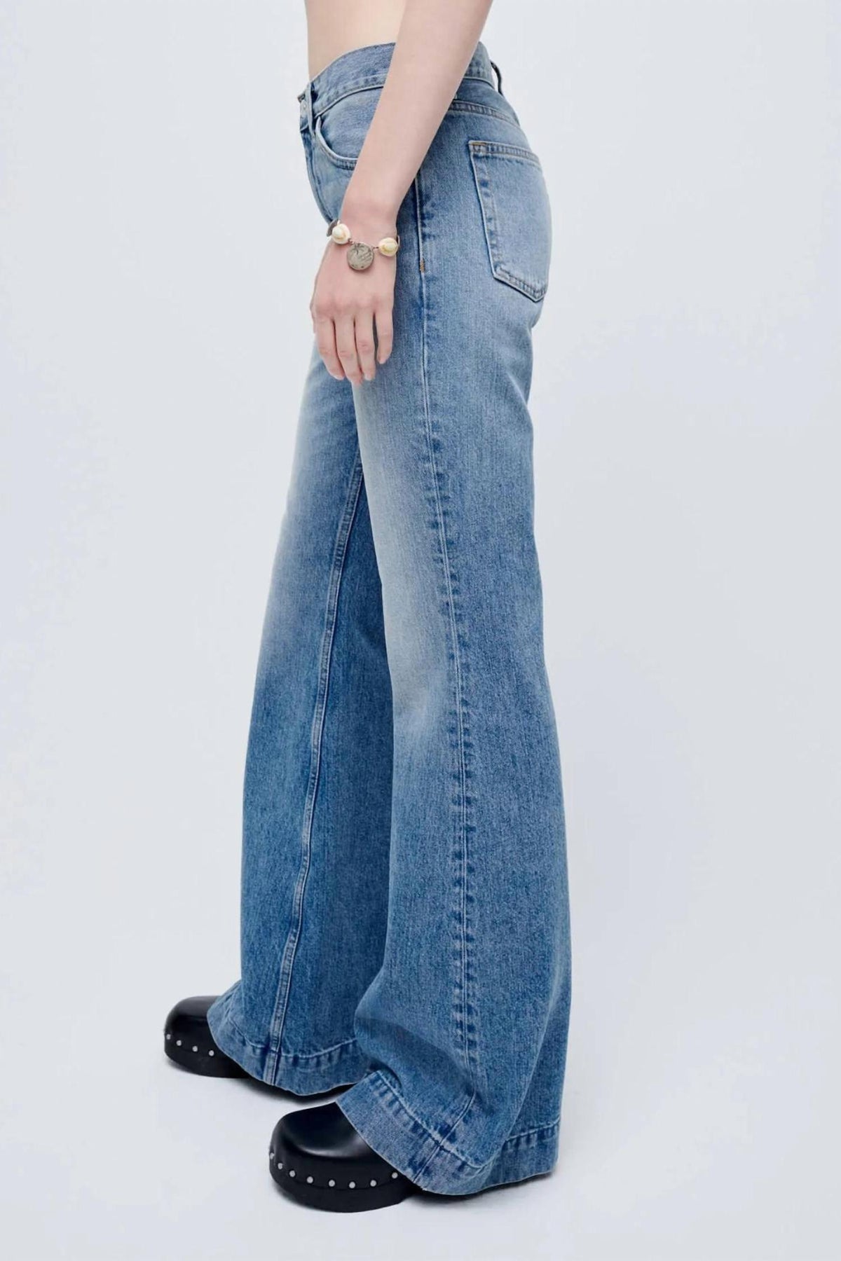 Re/Done - 70's Low Rise Bell Bottom Jeans