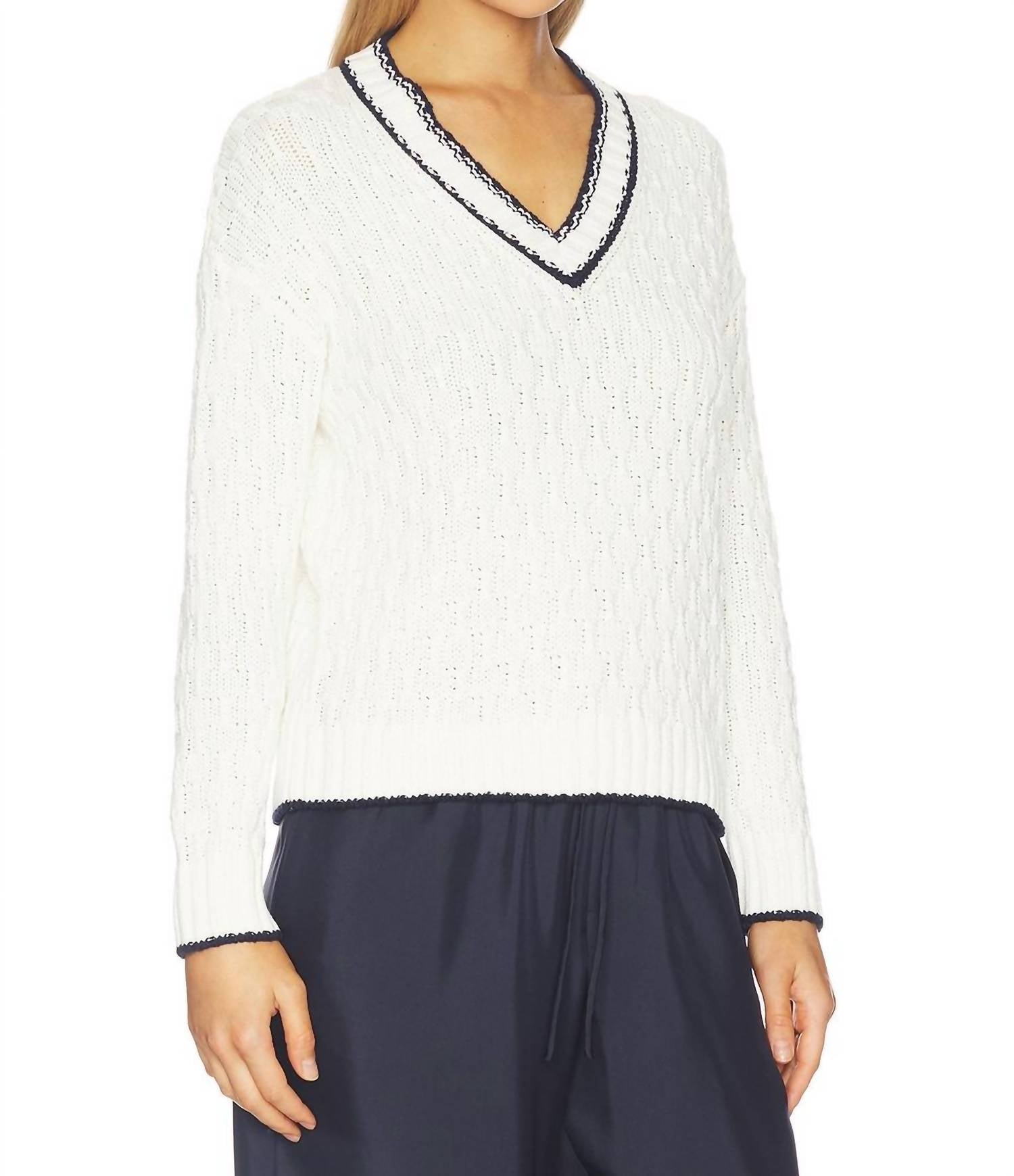 Stitches & Stripes - Flannery V-neck Pullover