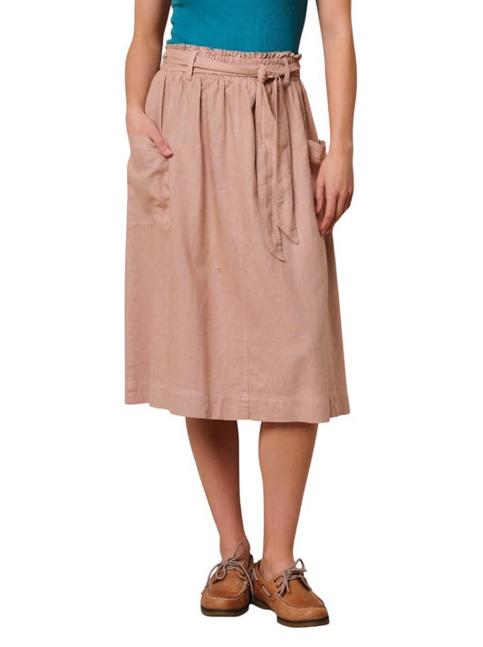 Sundry - High Waisted A Line Cargo Skirt