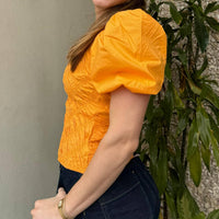 English Factory - Asymmetrical Smocked Top