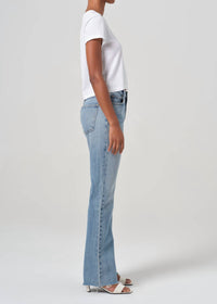 AGOLDE Leena High Rise Flare Jeans in stage - women's jeans - alternate view
