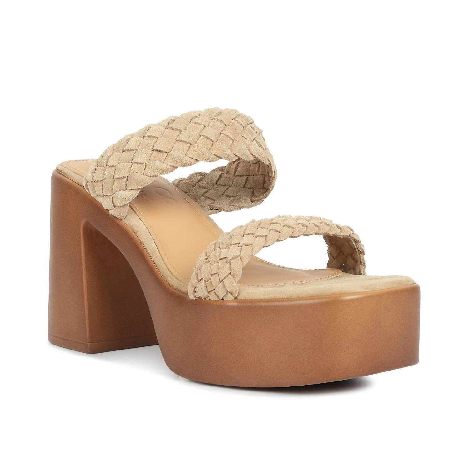 London Rag - Women's Misaki Braided Detail Chunky Sandals