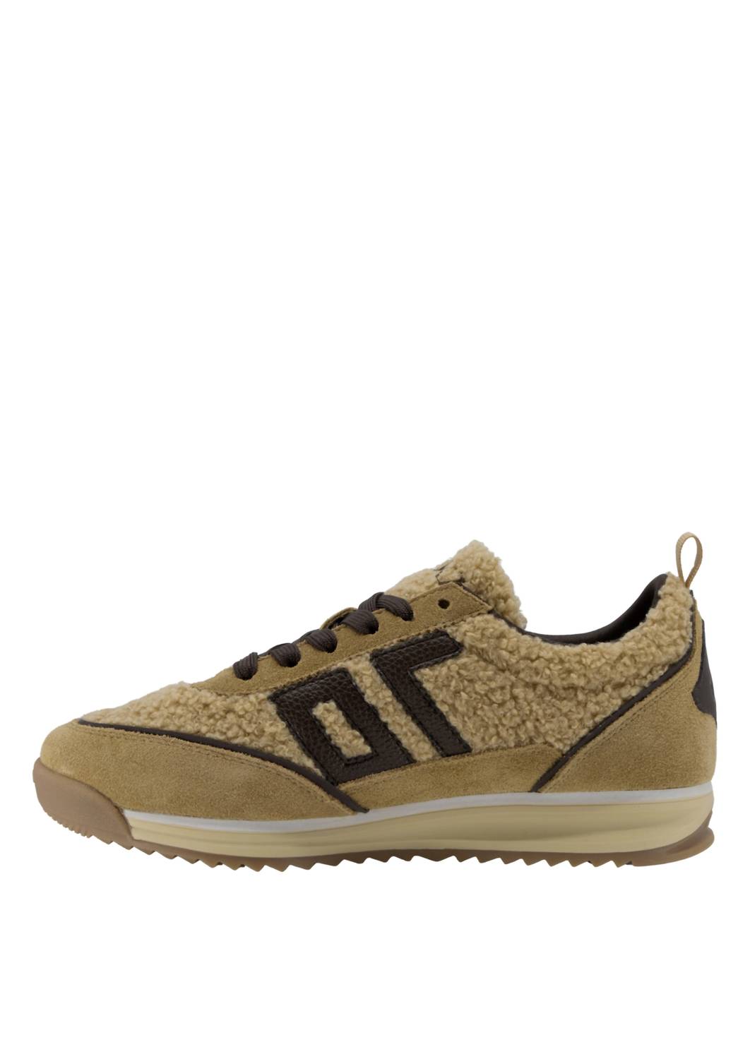 Back 70 Women's Jogger Ft Sneakers in beige coffee - women's sneaker - alternate view