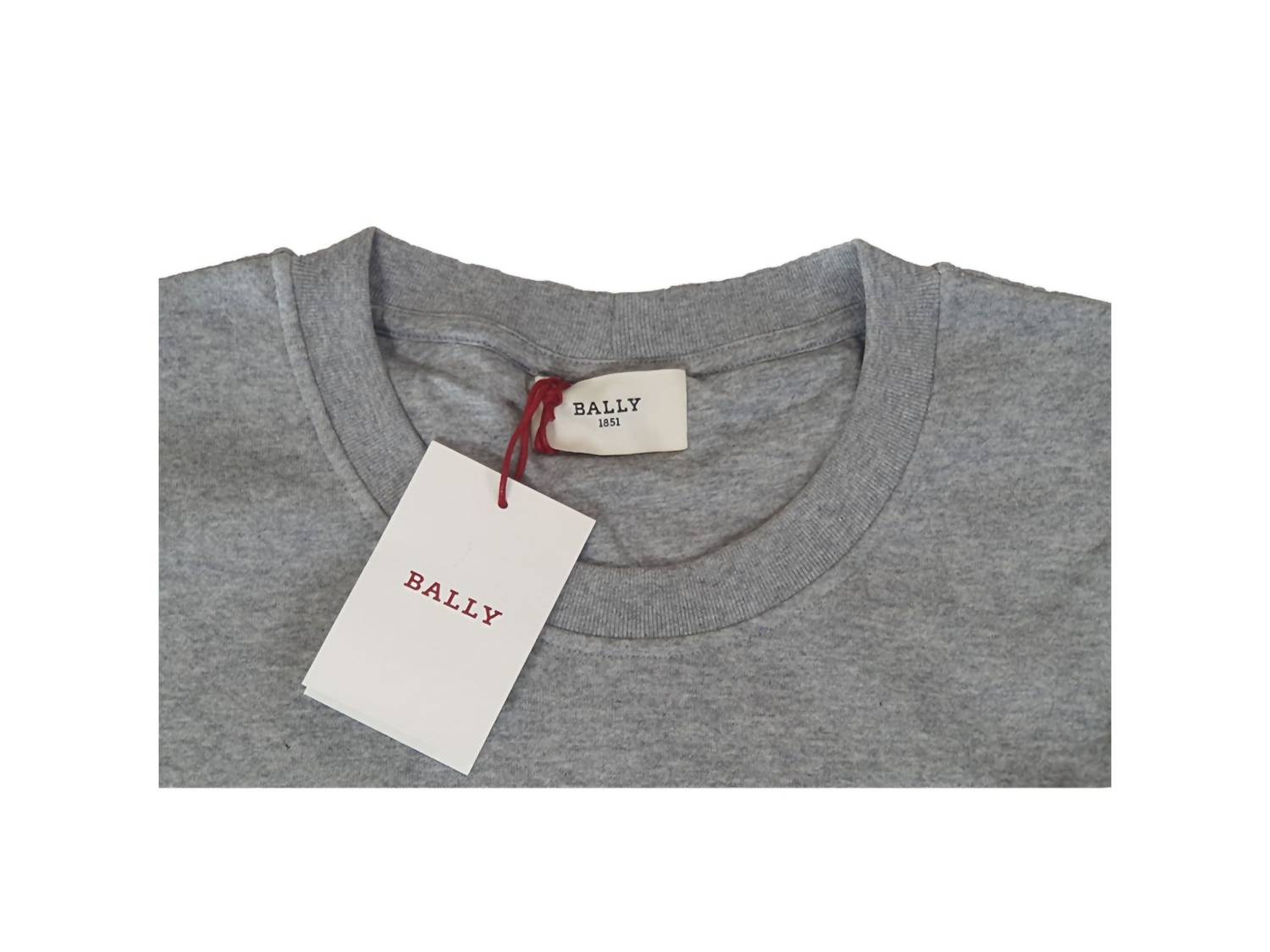 BALLY Men's Mountain Graphic Sweatshirt in grey - men's shirt - view 4