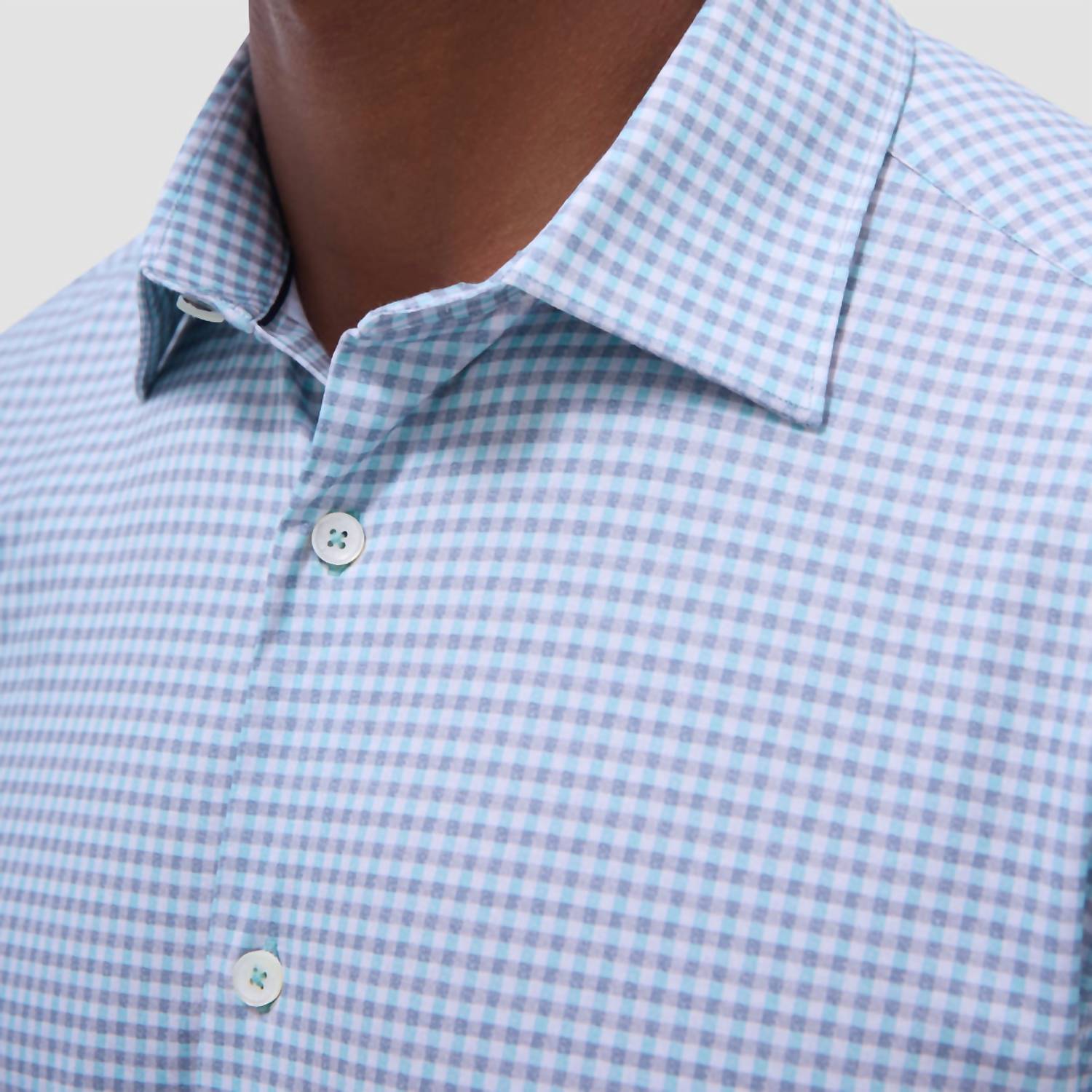 Bugatchi Uomo - Miles Gingham Check Ooohcotton Shirt