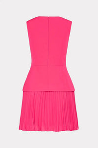 Milly - Haddy Pleated Mini Dress