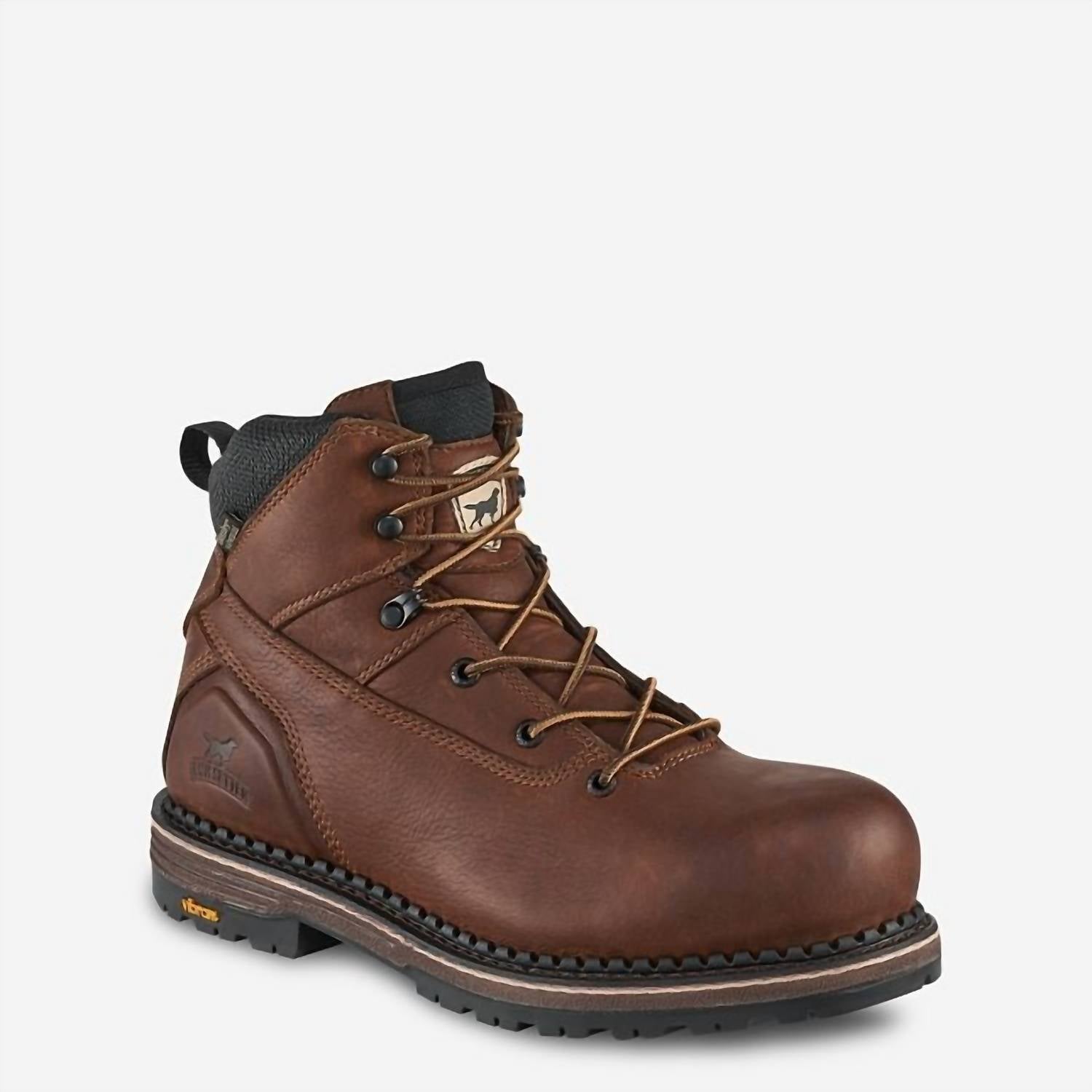 Irish Setter Boots - Men's Edgerton 6-inch Waterproof Leather Safety Toe Boot - Wide
