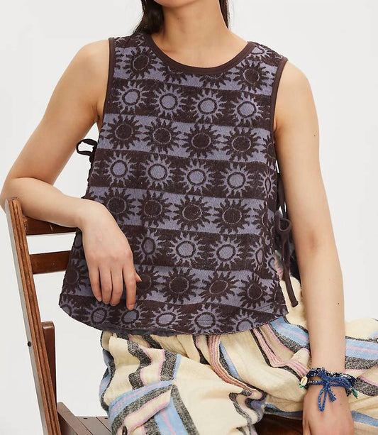 Free People - Side-tie Towel Terry Top