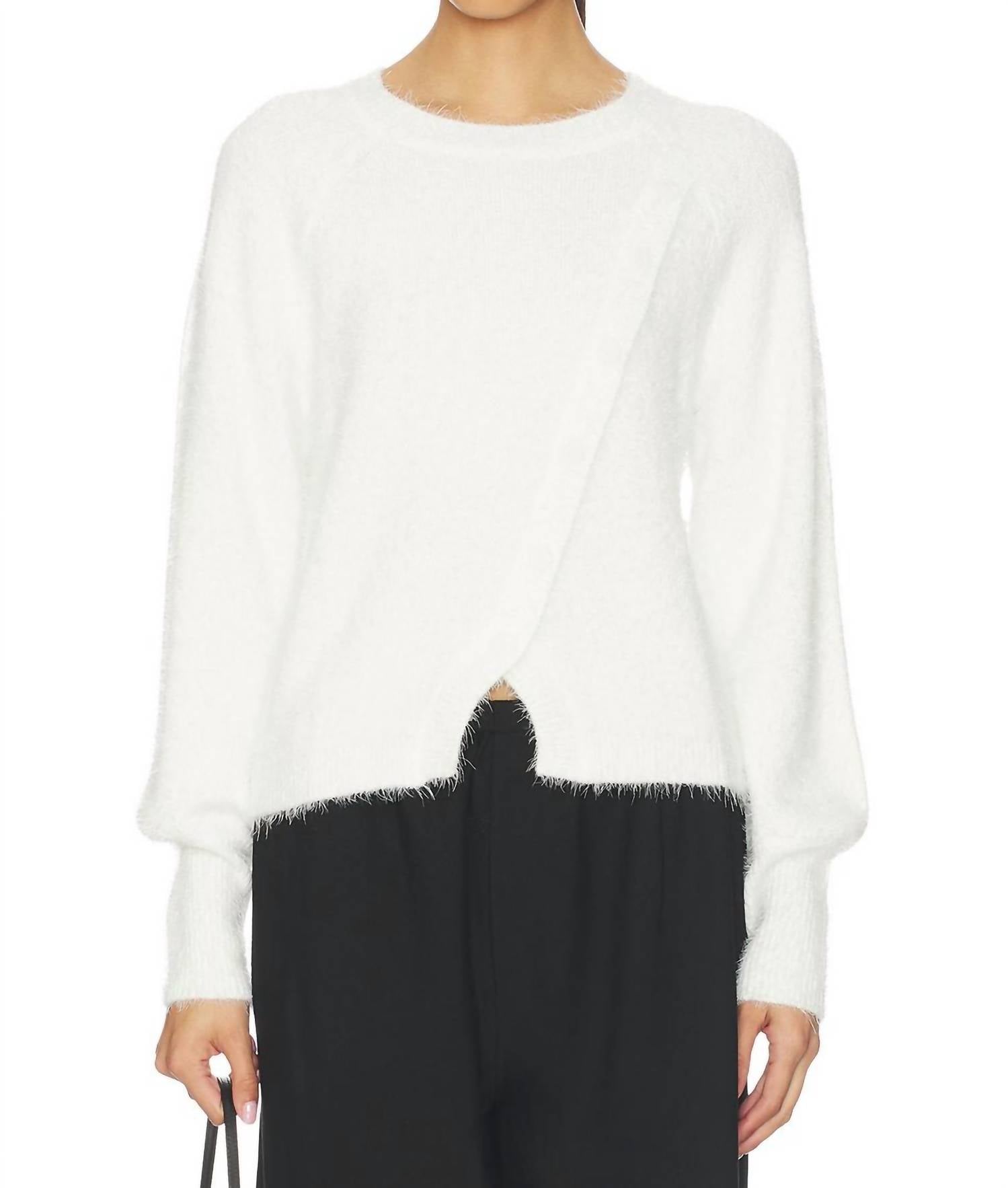 Bobi - Diagonal Raglan Cardigan