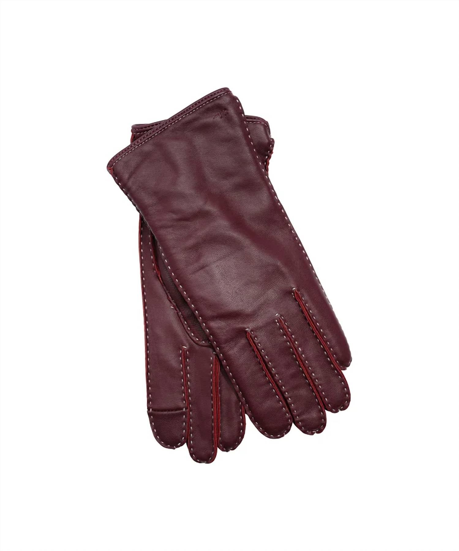Echo - Stitch Detail Leather Glove
