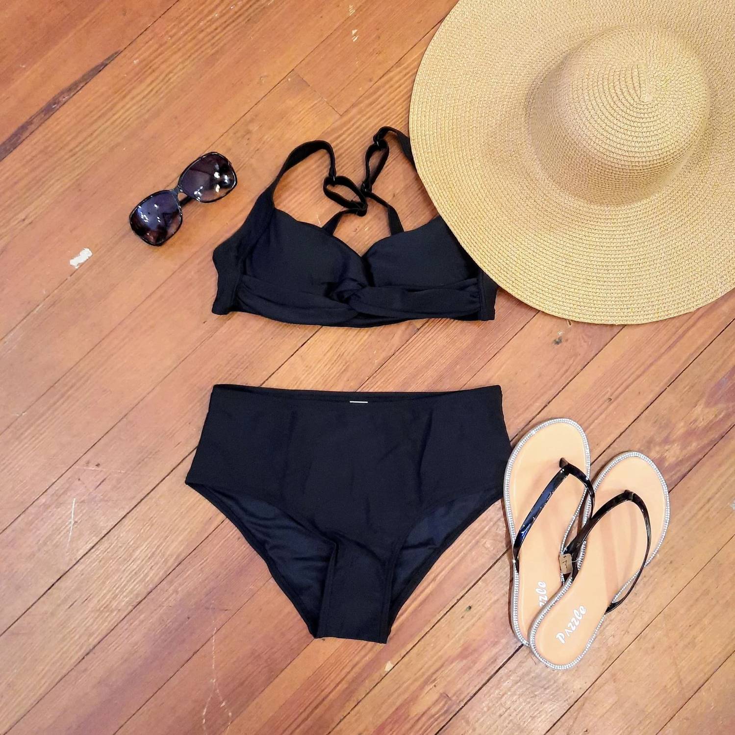 Charmo - Twist Front Bikini Set