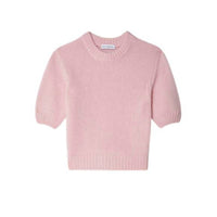 White + Warren - Cashmere Featherweight Puff Sleeve Crew Sweater
