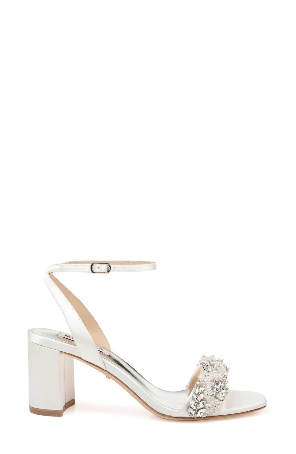 Badgley Mischka - Women's Clara Evening Heels - heels - shoes - white
