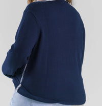 Nic + Zoe - Blanket Stitch Getaway Sweater - Plus Size
