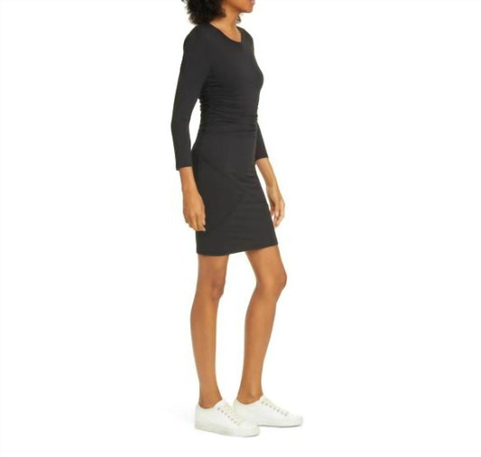 Atm - Pima Cotton Long Sleeve Bodycon Dress