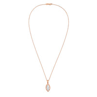 Diana M Jewels - Women's Marquise Lab-Grown Diamond Pendant Necklace (12.00 Ct) - Luxe