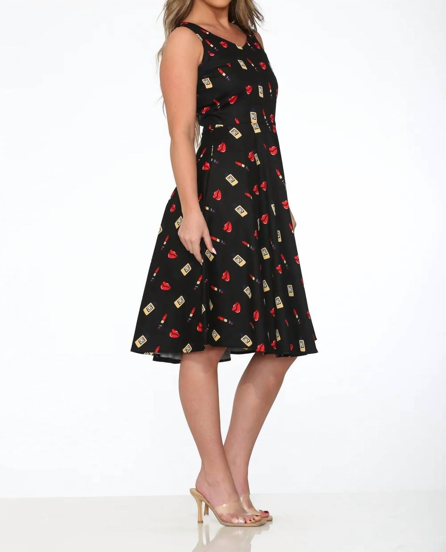 Orchid Bloom - Midi Swing Dress