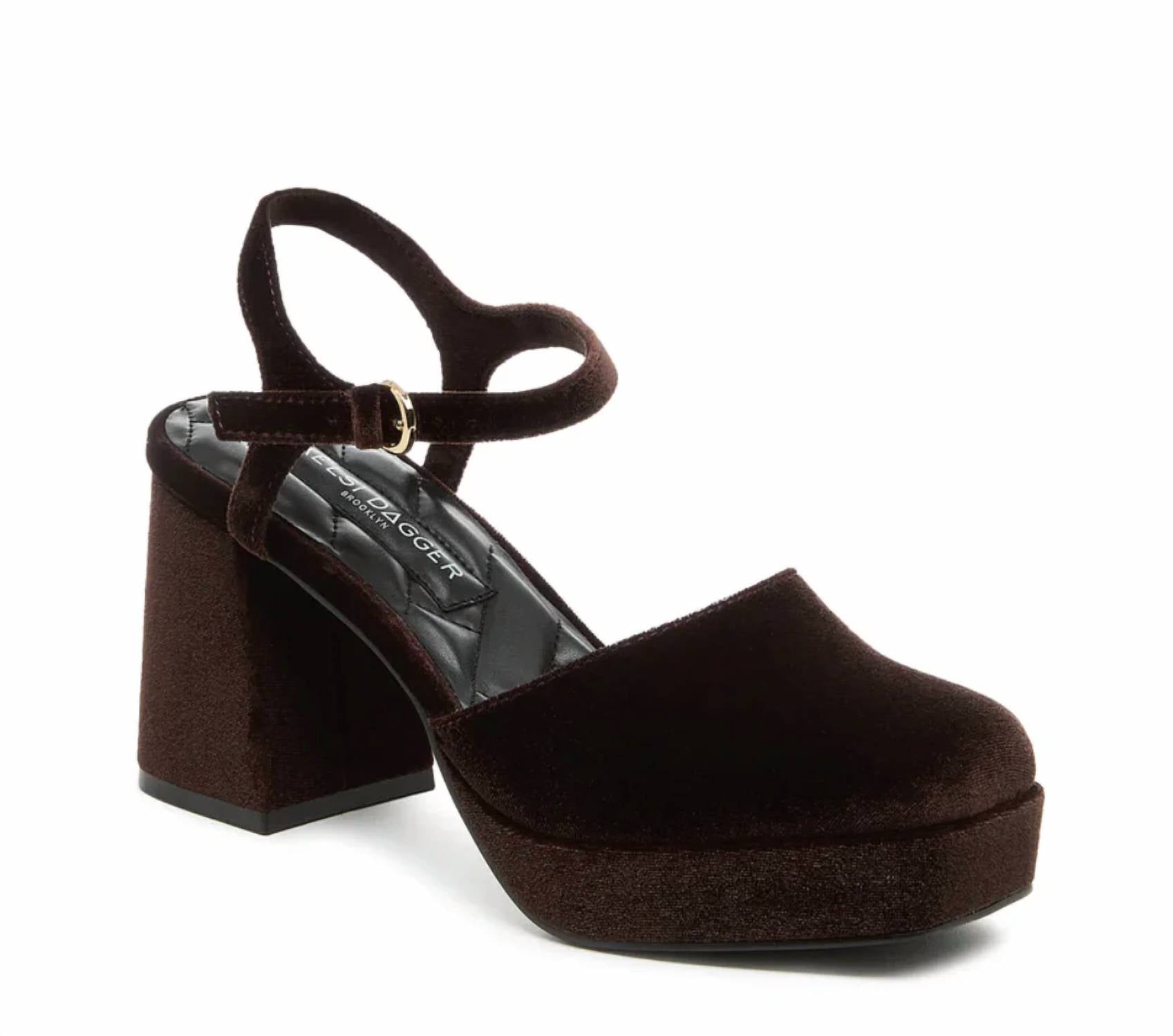 Kelsi Dagger - Women's Edna Velvet Platform Heel