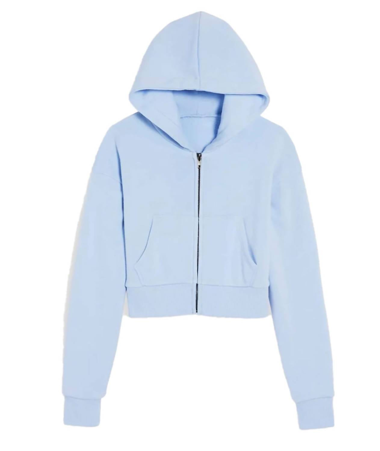 Katie J Nyc - Girls' Dylan Crop Zip Hoodie