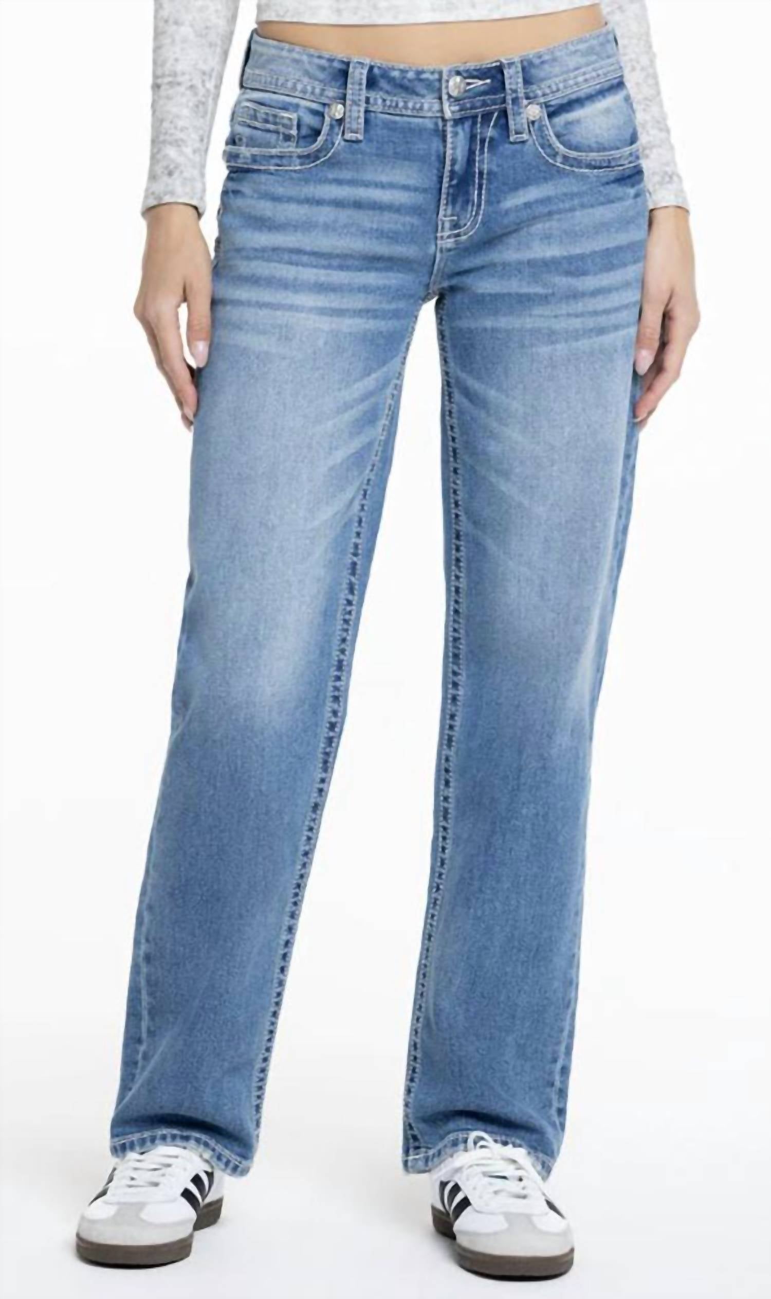 Miss Me - Women's Low-rise Boyfriend Jeans