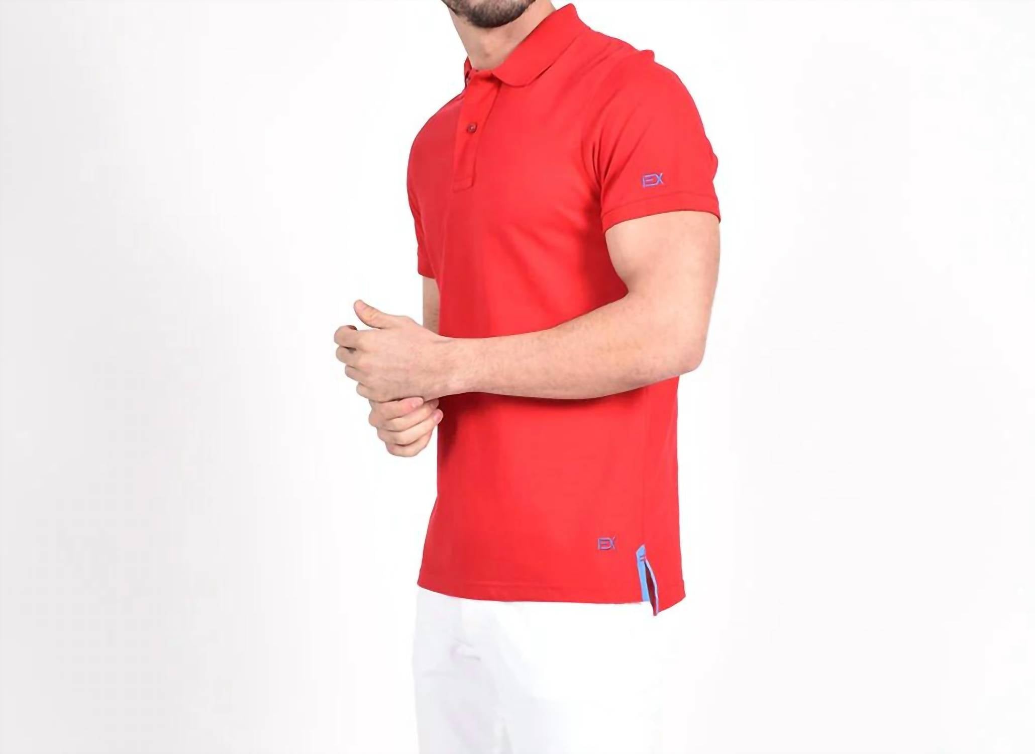 Eight X - Slim Fit Polo With Ex Logo